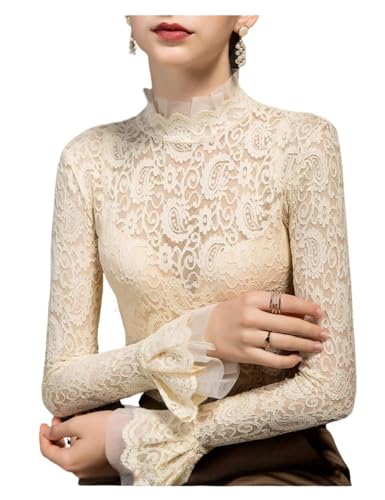 トップス YILON Bloom lace set blouse 31y9RUkgS0L.jpg